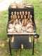 Barbecue &agrave; bois en t&ocirc;les r&eacute;sistantes Cruccolini Fuocone Inox avec grille 50 x 50 cm